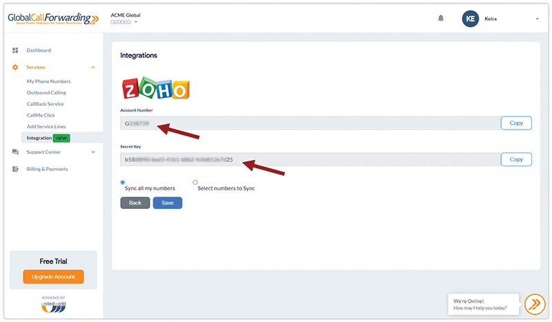 zoho integrations