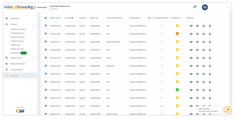 ai reports with sentiment