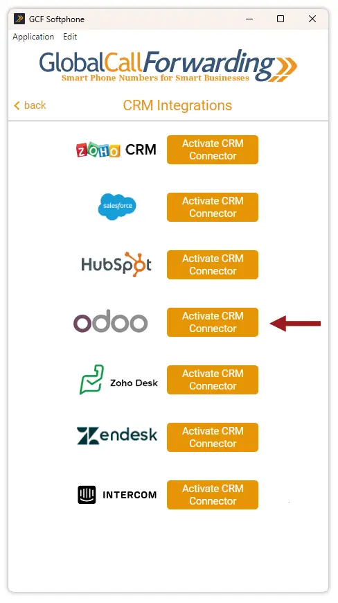 Odoo connector