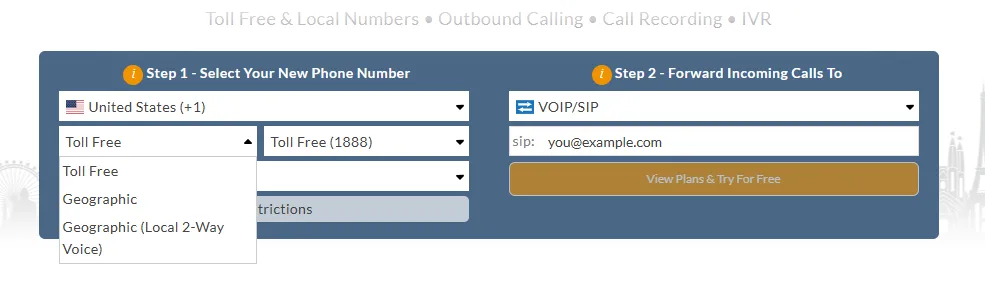 select number type
