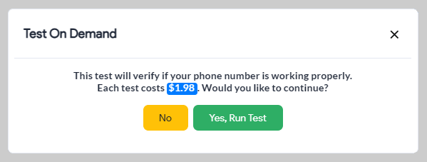 test on demand