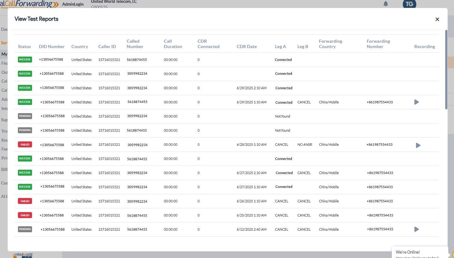 view report