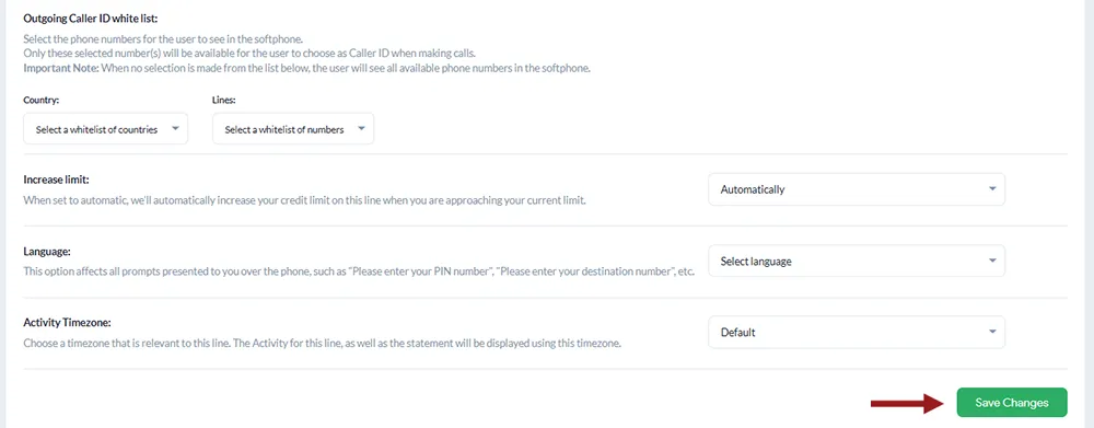 whitelist save