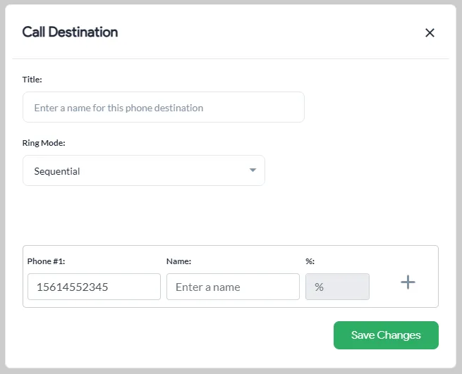 ivr destination number