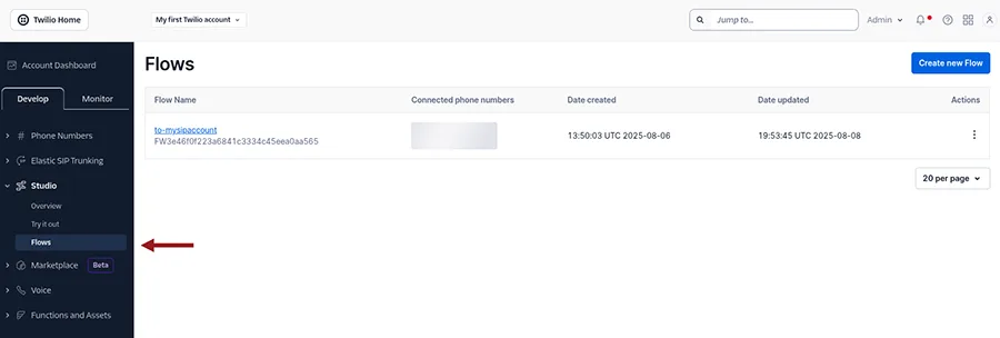 twilio flows