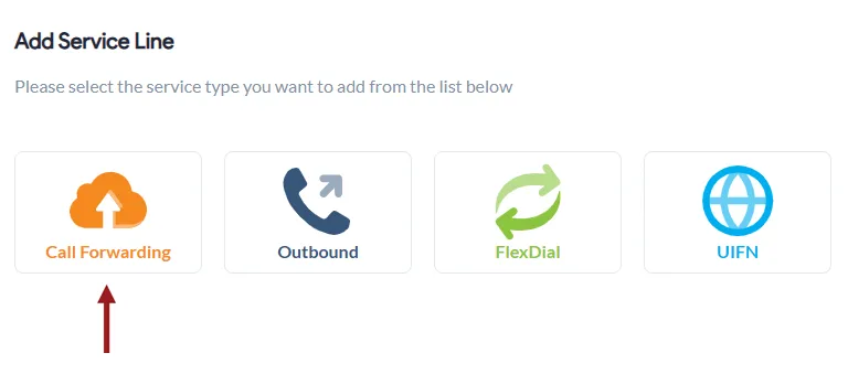 add call forwarding