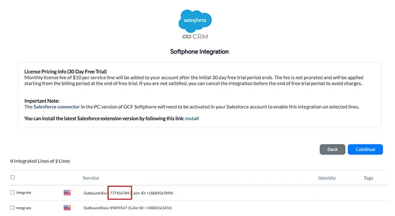 salesforce activate screen